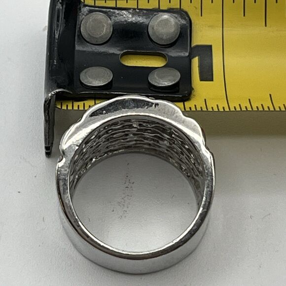 3 Retired Premier Design Jewelry Rings "Blue Lapis", Glam Slam Rhodium, Aurora B - Picture 10 of 10